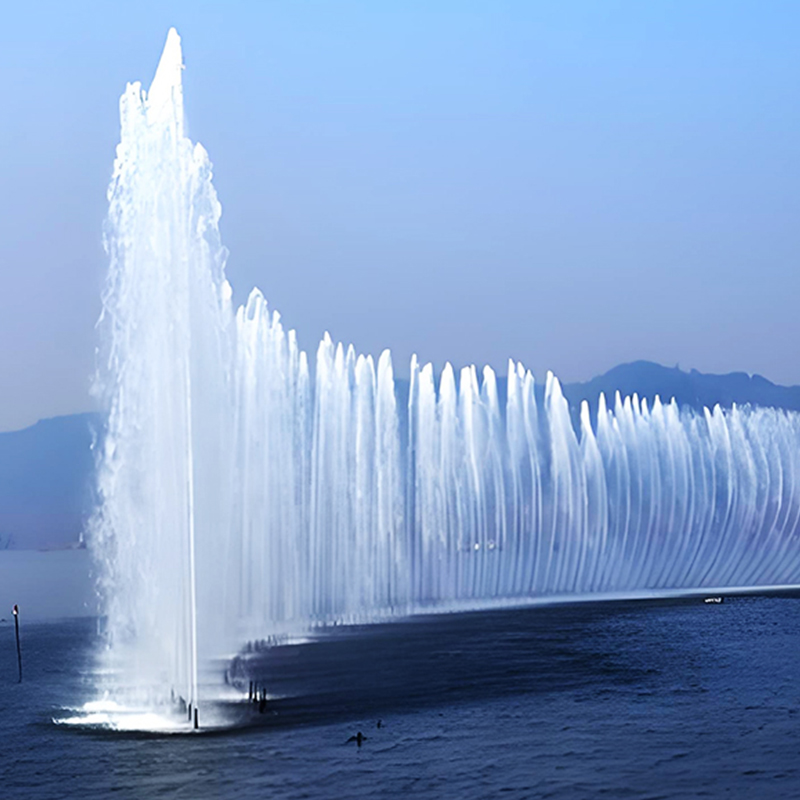 Ethiopian Customer Fountain-musical water fountain project