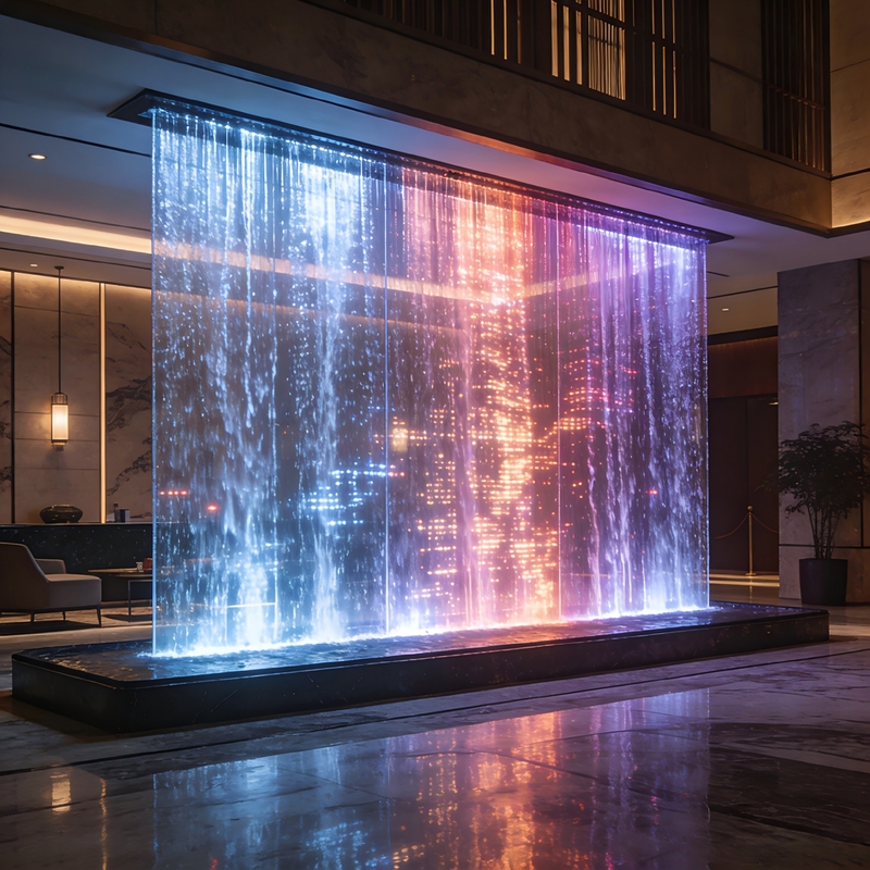Digital Water Curtain