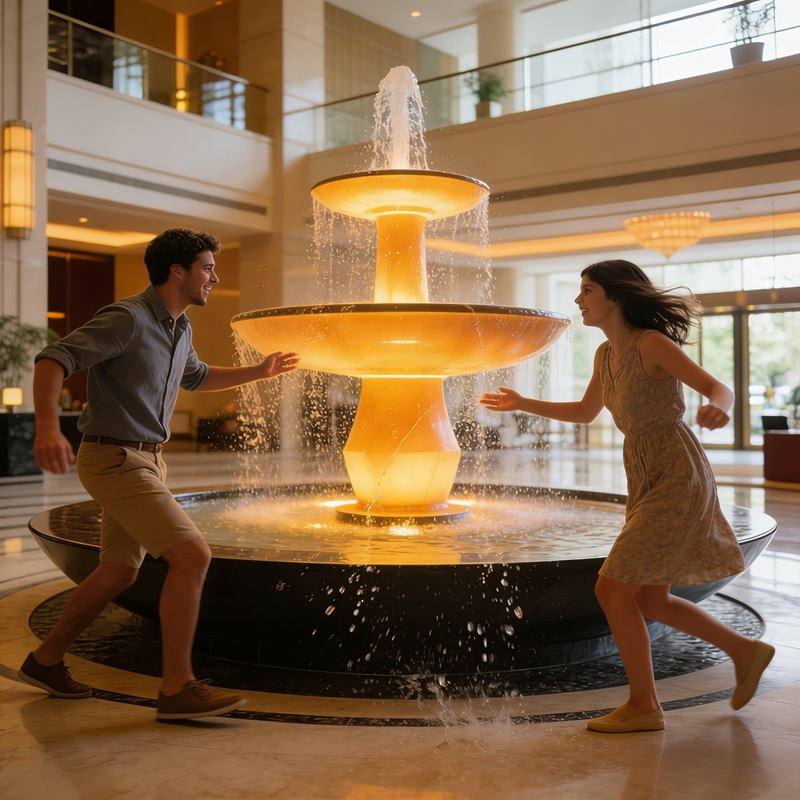 Indoor Interactive Fountain