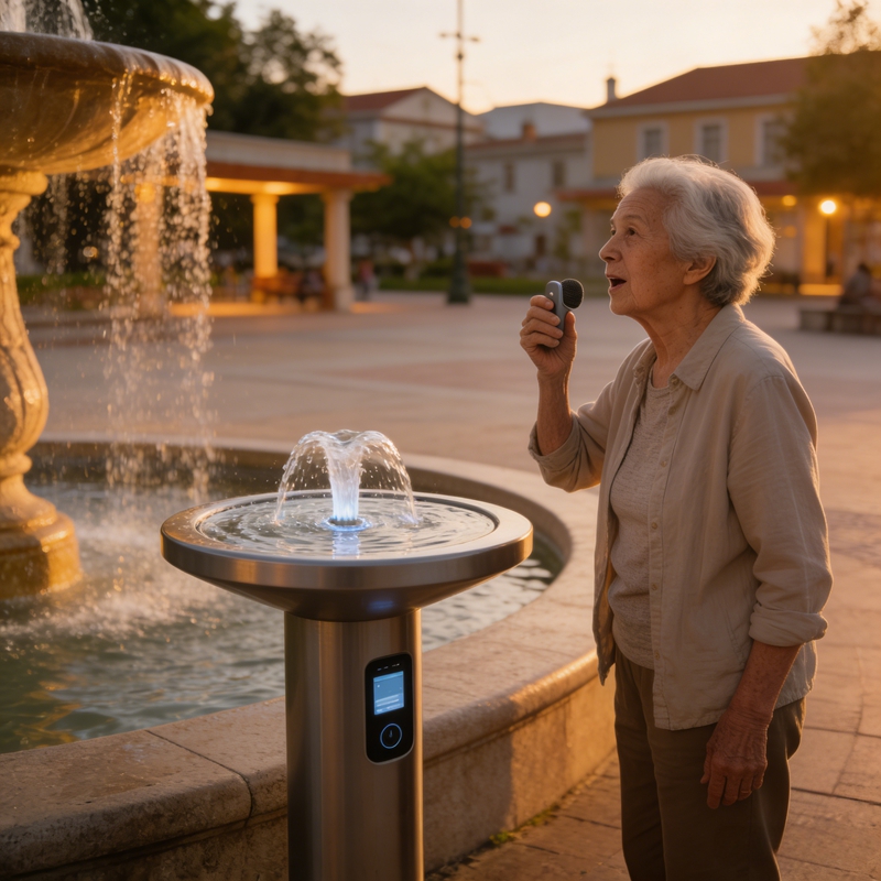 Commercial Interactive Fountain