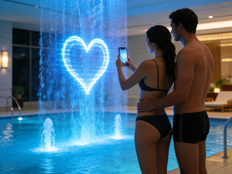 Commercial Interactive Fountain