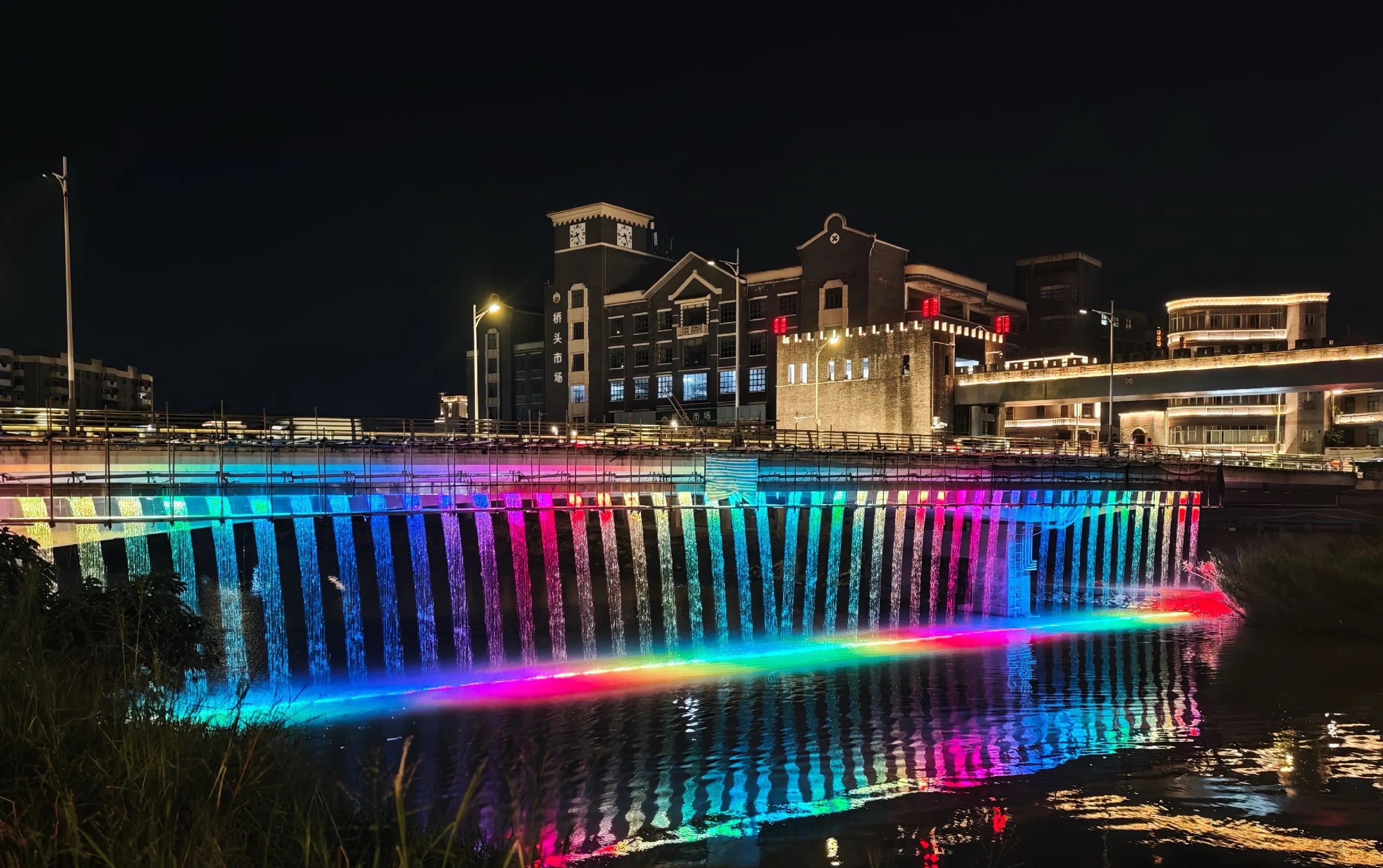 High-Definition Digital Water Curtain for Outdoor Plaza & Commercial Center Decoration