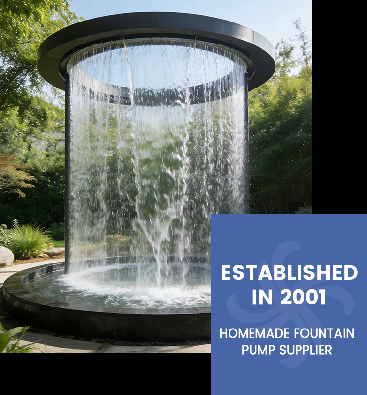 homemade fountain pump