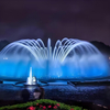 Commercial HD Water Curtain Display for Plaza Enhancement
