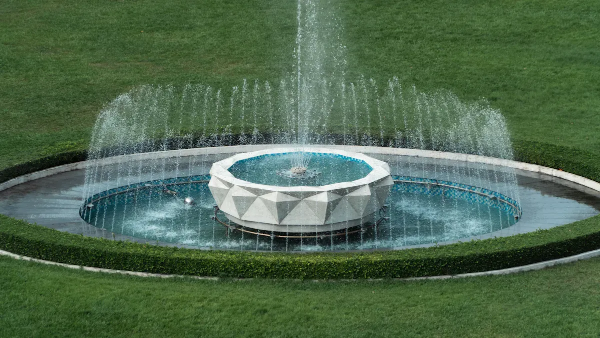 Fill and Test Fountain